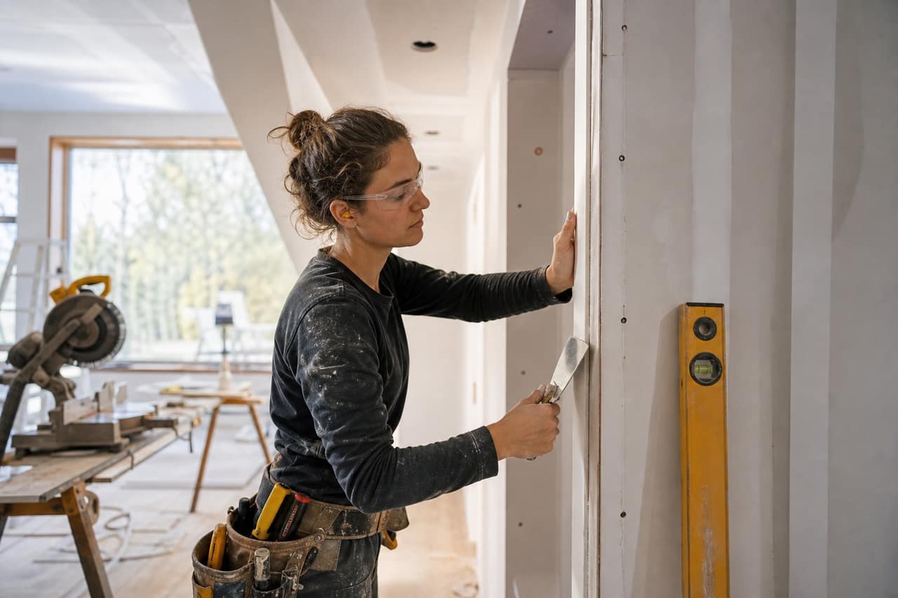 Hands-on Home Renovation training at an Ontario college workshop